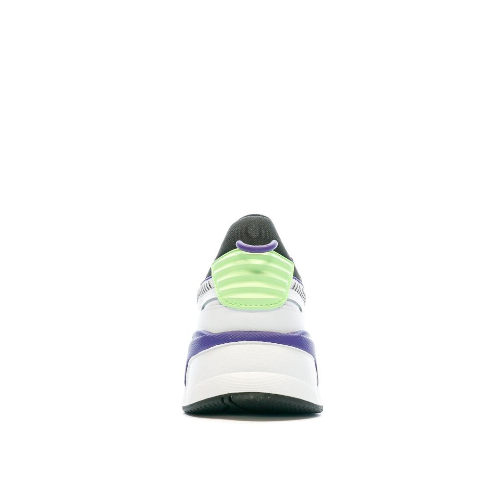 Baskets Blanche/Verte Homme Puma Rs-x Geek vue 3