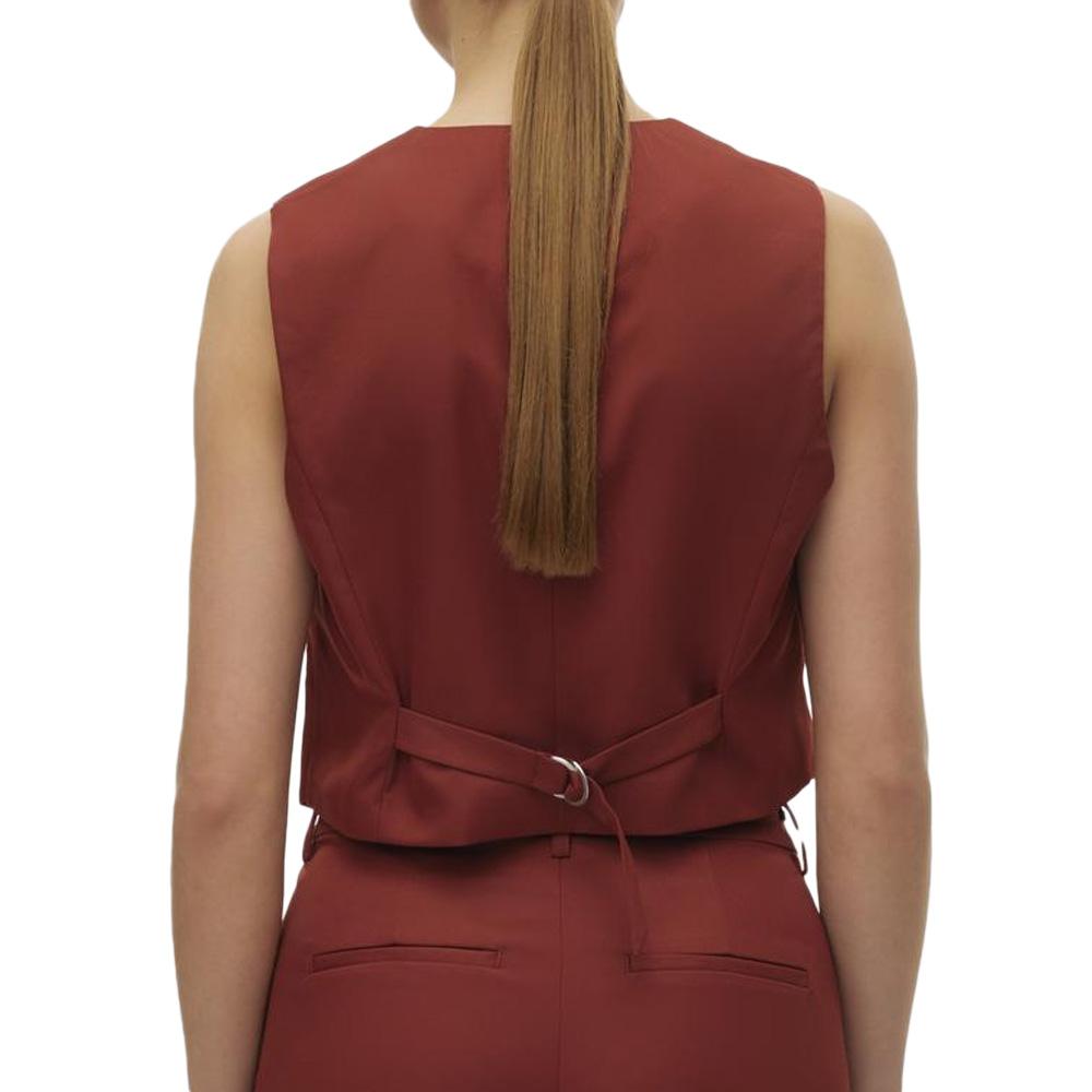 Gilet Sans Manches Terracotta Femme Vero Moda Tara vue 2
