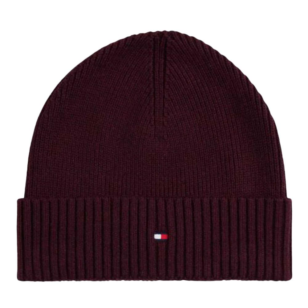 Bonnet Bordeaux Homme Tommy Hilfiger Pima Flag pas cher