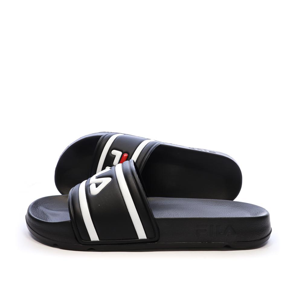 Claquettes Noires/Blanches Homme Fila Morro pas cher