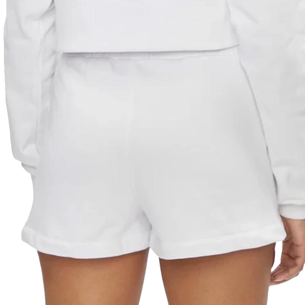 Short Blanc Femme Calvin Klein Jeans Stacked Institutional vue 2