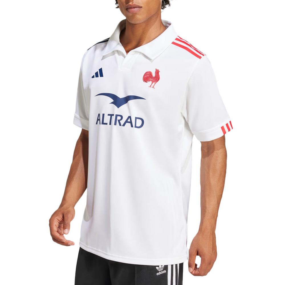 Maillot de rugby Blanc Homme Adidas 2024 pas cher