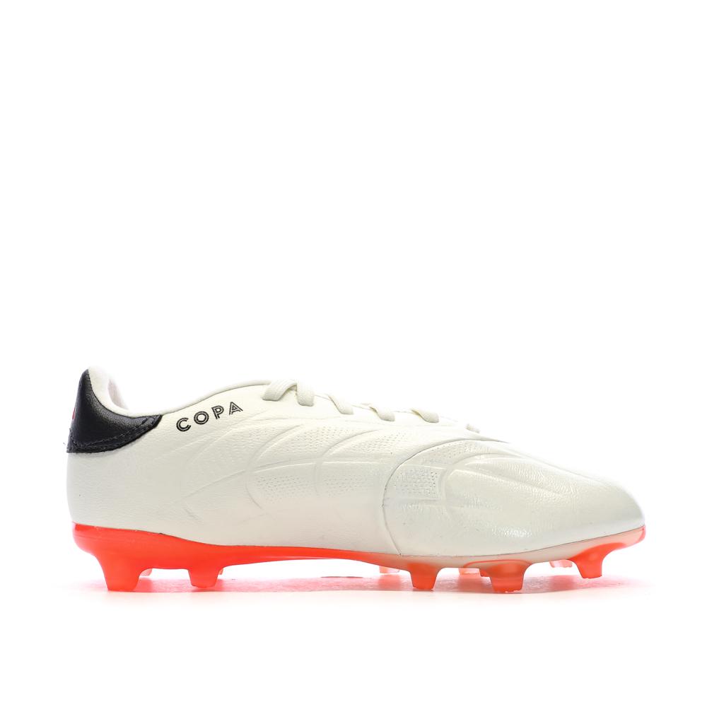 Chaussures de football Blanches/Rouges Garçon Adidas Copa Pure 2 vue 2
