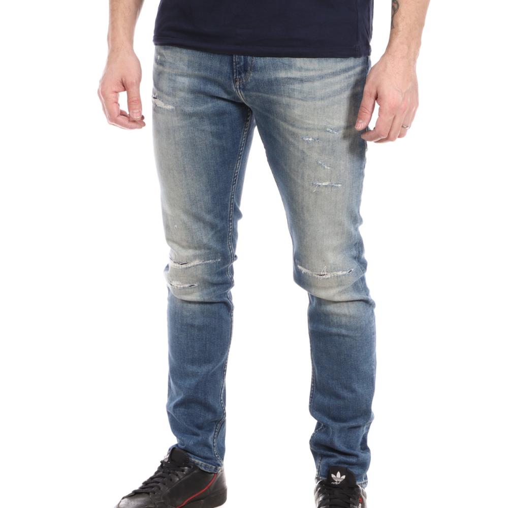 Jean Skinny Bleu Homme Teddy Smith Kurt 10115087D pas cher