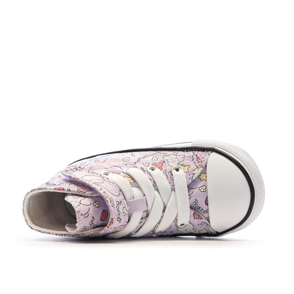 Baskets Mauve Garçon/Fille Converse Chuck Taylor All Star vue 4