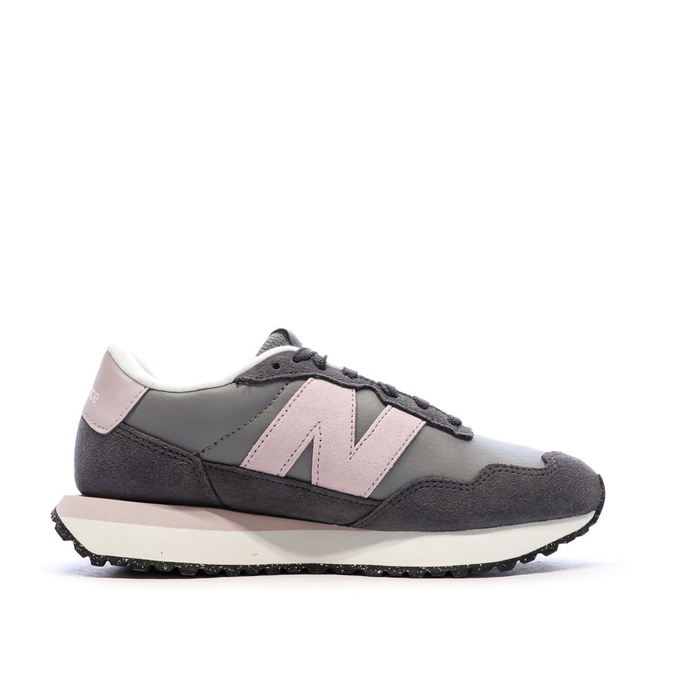 Baskets Grises/Roses Femme New Balance 237 vue 2