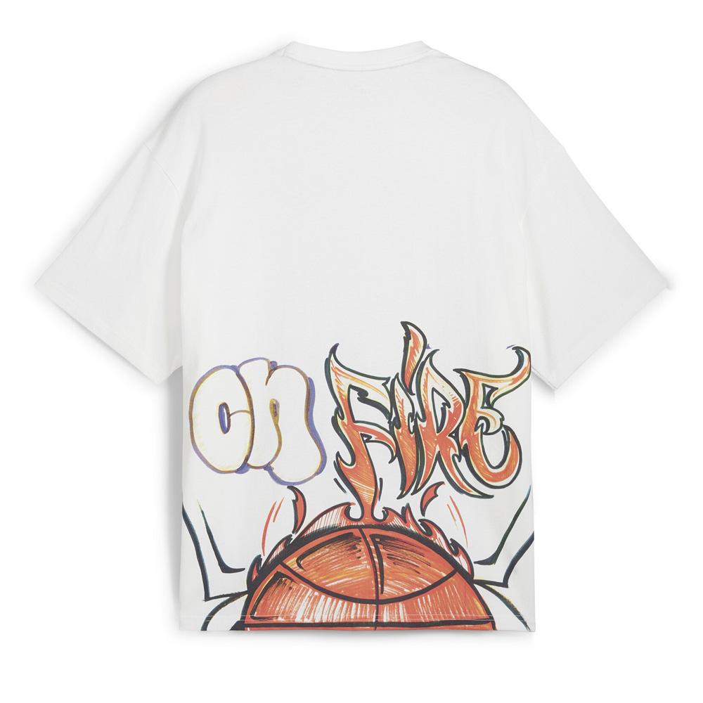 T-Shirt Blanc Homme Puma Getting Crafty Gender Neutral vue 2