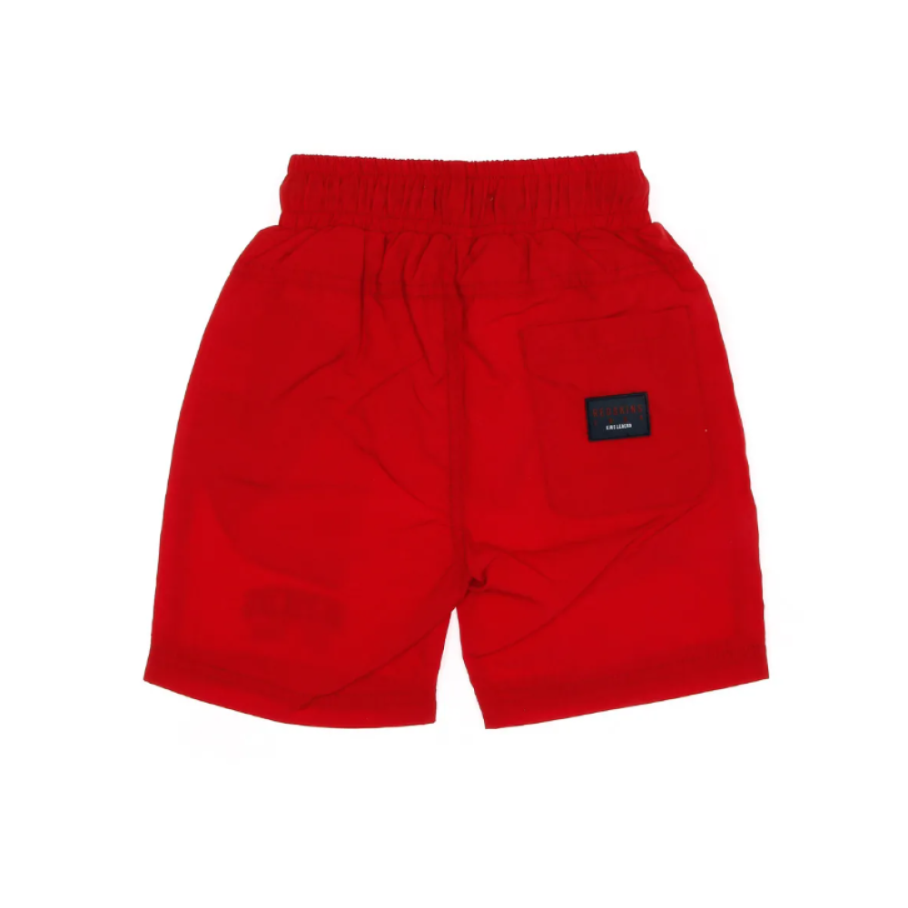 Short De Bain Rouge Garçon Redskins vue 2