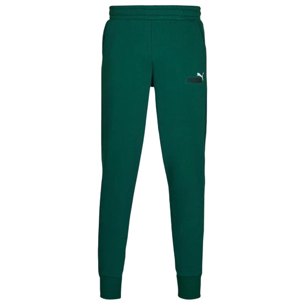 Jogging Vert Homme Puma Logo Essentials pas cher