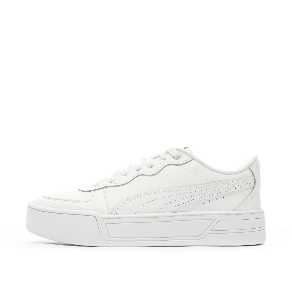 Baskets Blanches Femme Puma Skye pas cher