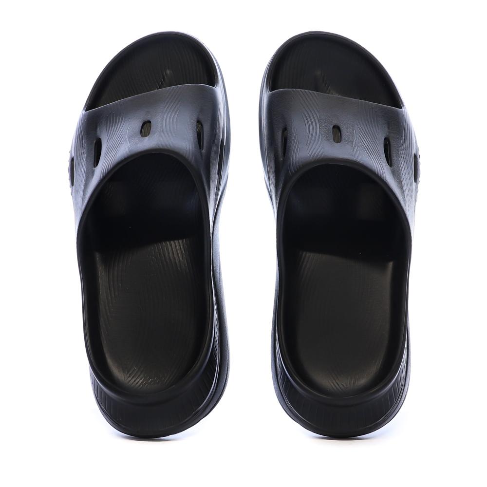 Claquettes Noires Homme Hoka Recovery vue 3
