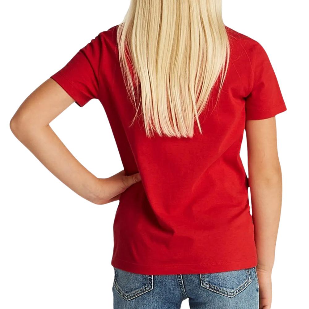 T-Shirt Rouge Fille Tommy Hilfiger Script vue 2