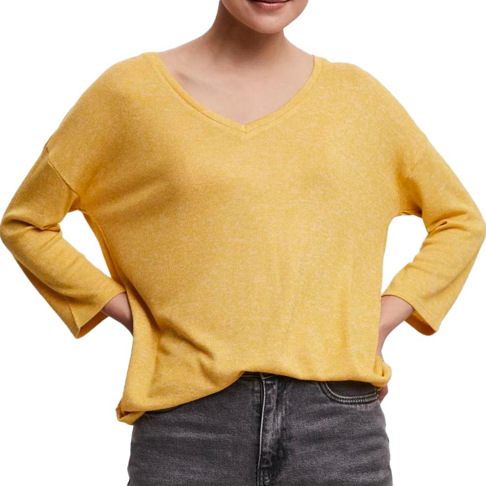 Pull Jaune Femme Vero Moda Brianna pas cher