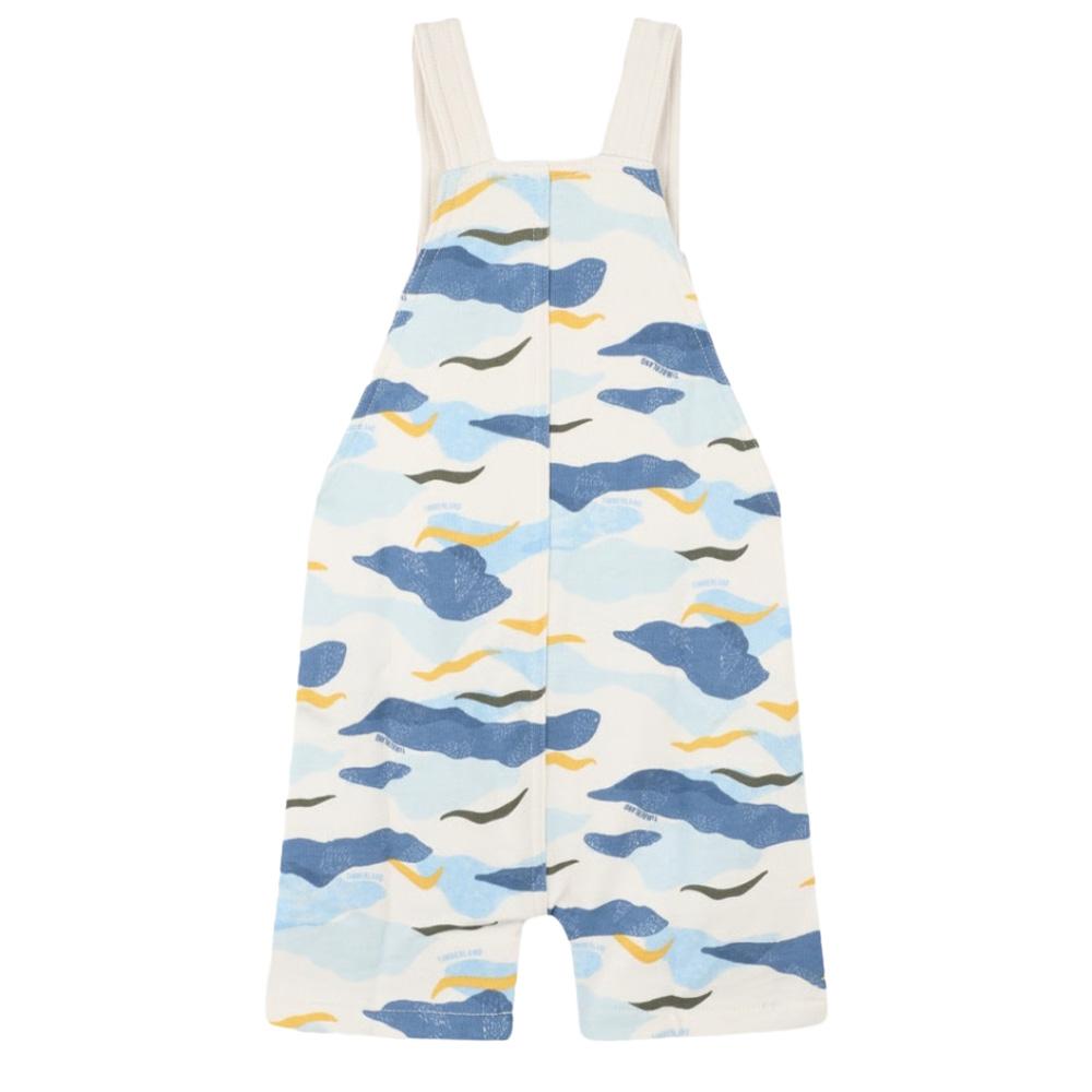 Salopette Blanc/Bleu Garçon bébé Timberland T60181 vue 2