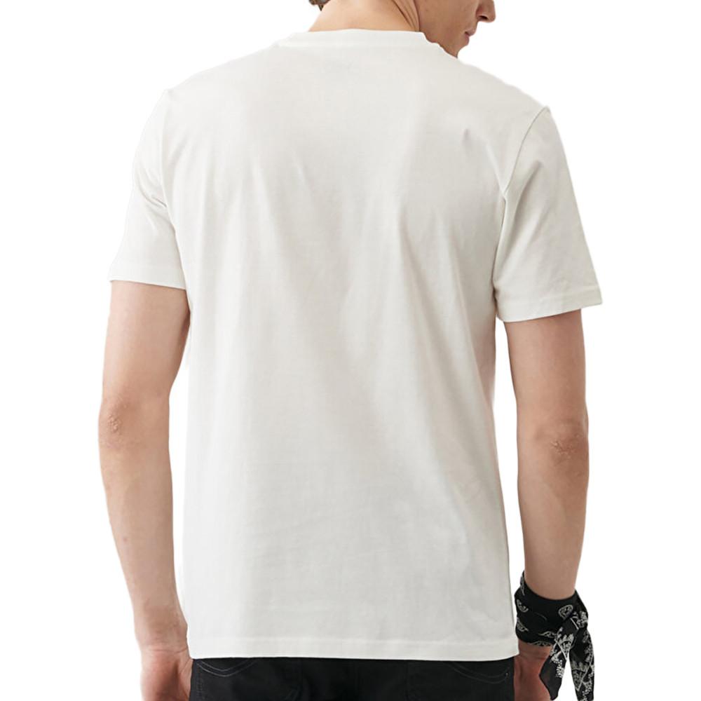 T-shirt Blanc Homme Lee Wobbly Logo vue 2