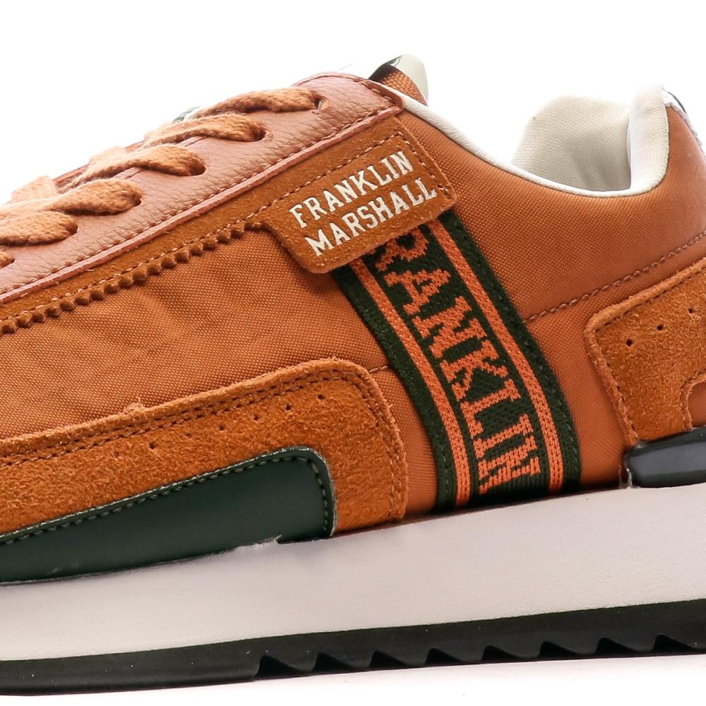 Baskets Marron/Kaki Homme Franklin & Marshall Epsilon Bowl vue 7