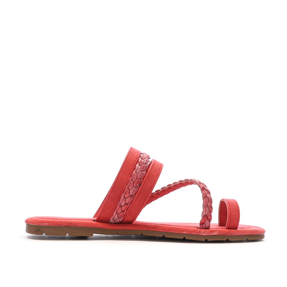 Sandales Rouge Femme Chattawak TIFA vue 2