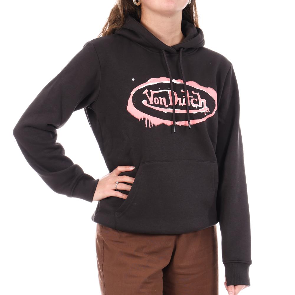 Sweat à Capuche Noir Homme Schott SIM pas cher