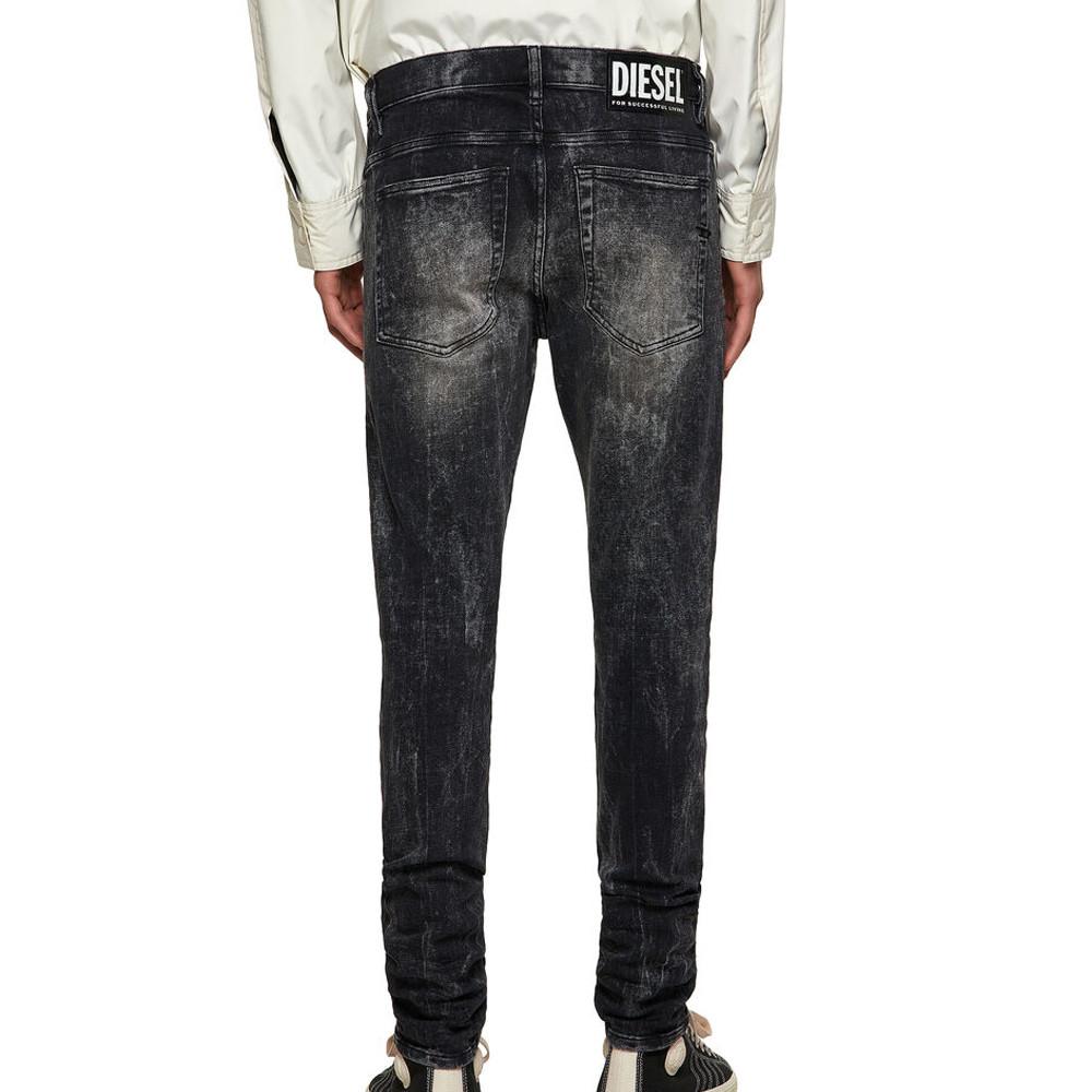 Jean Skinny Gris/Noir Homme DieselDamny vue 2