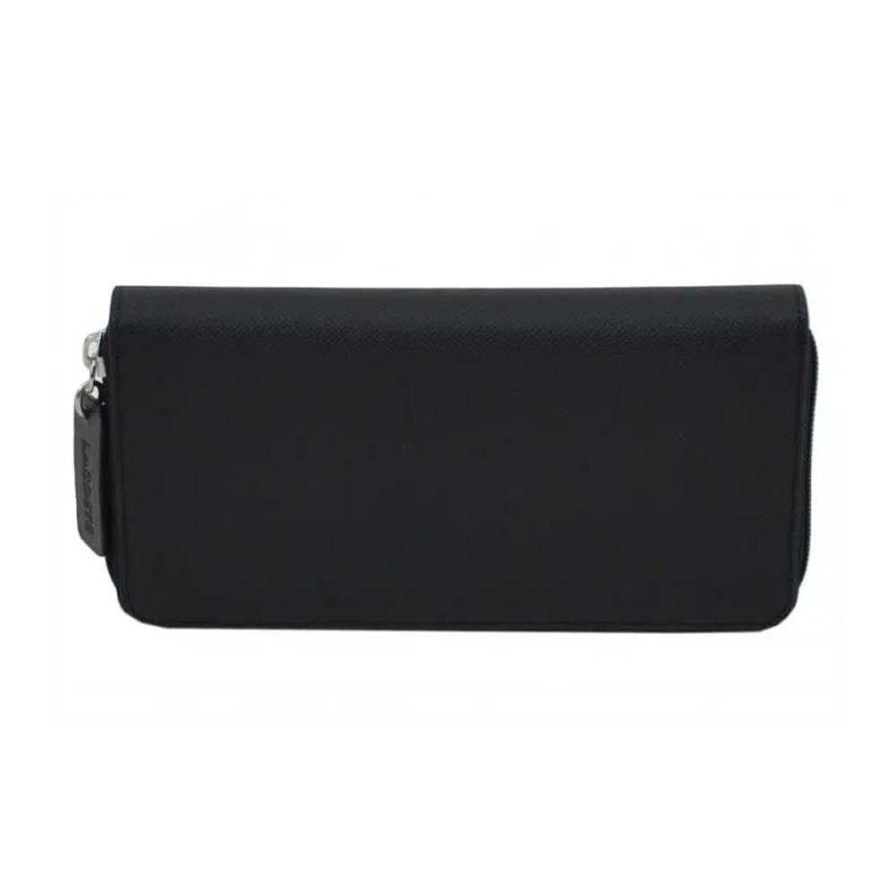 Portefeuille Noir Femme Lacoste Money Pieces Concept vue 3