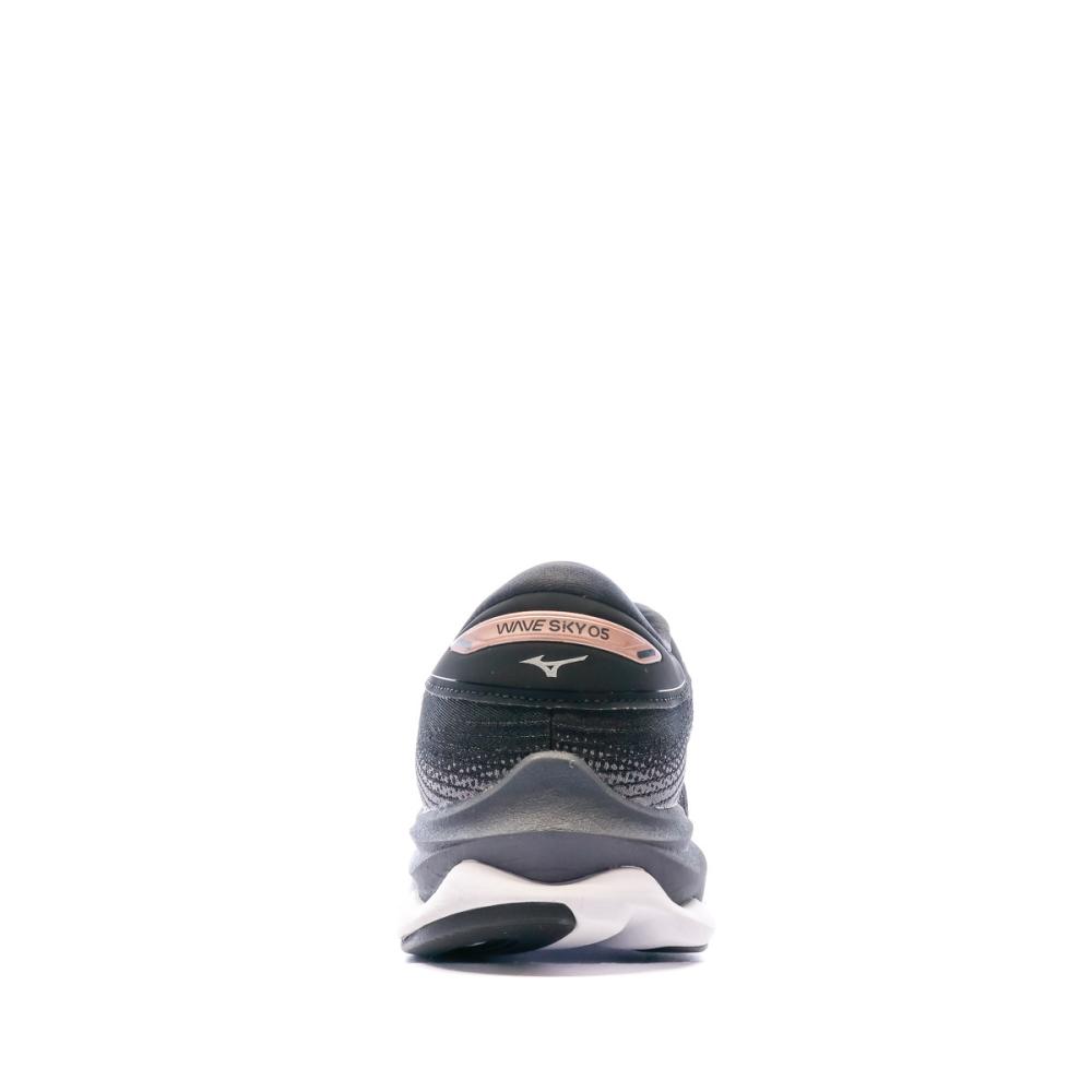 Chaussures de Running Noir Femme Mizuno Wave Sky 5 vue 3