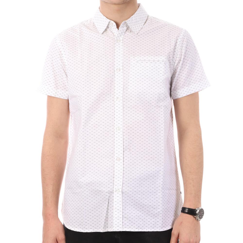 Chemise à Manches Courtes Blanche Homme Teddy Smith Coury pas cher