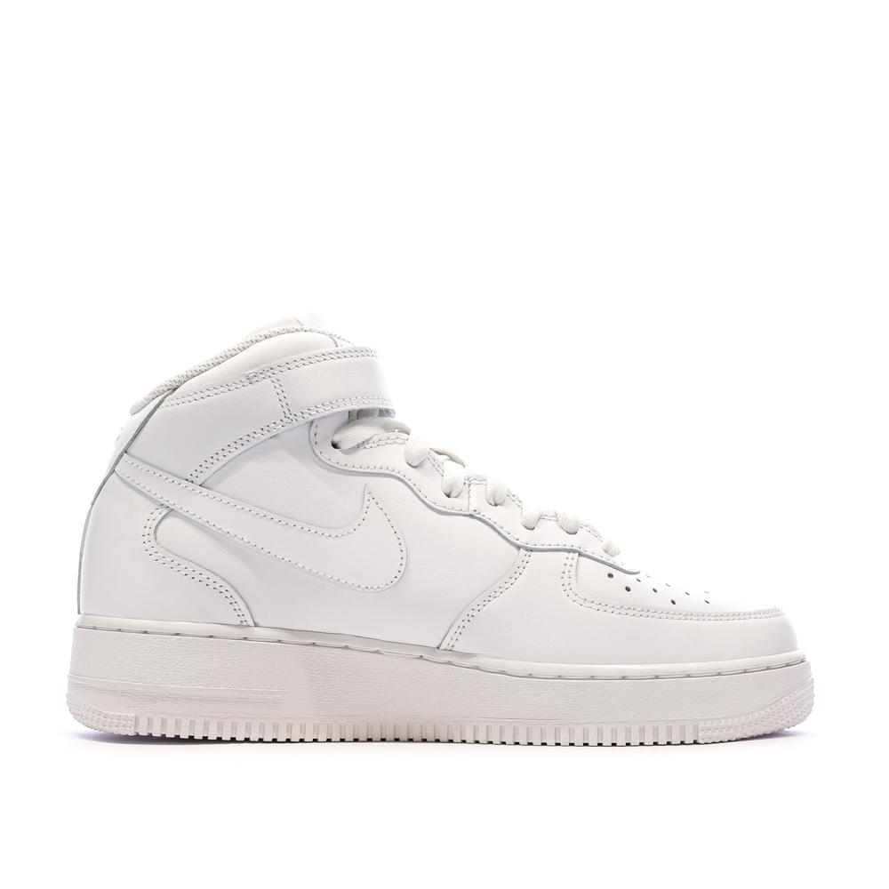 Air Force 1 Mid '07 Blanches Homme Nike vue 2