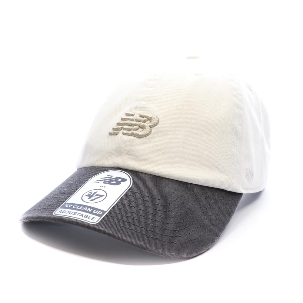 Casquette Blanc/Gris Homme New Balance 47 Clean Up pas cher