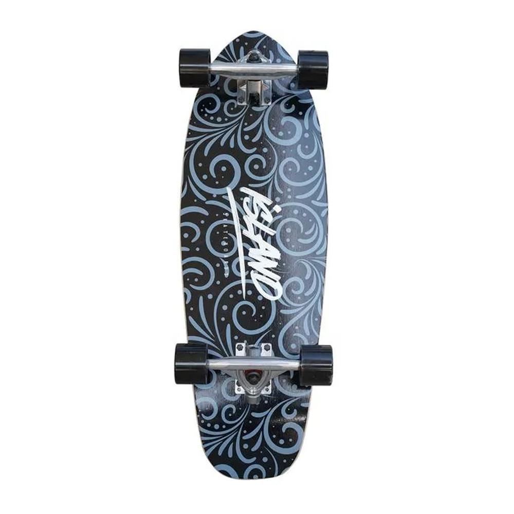 Skateboard en Noir/Bleu Cruiser Fish 32" Island Skate vue 2