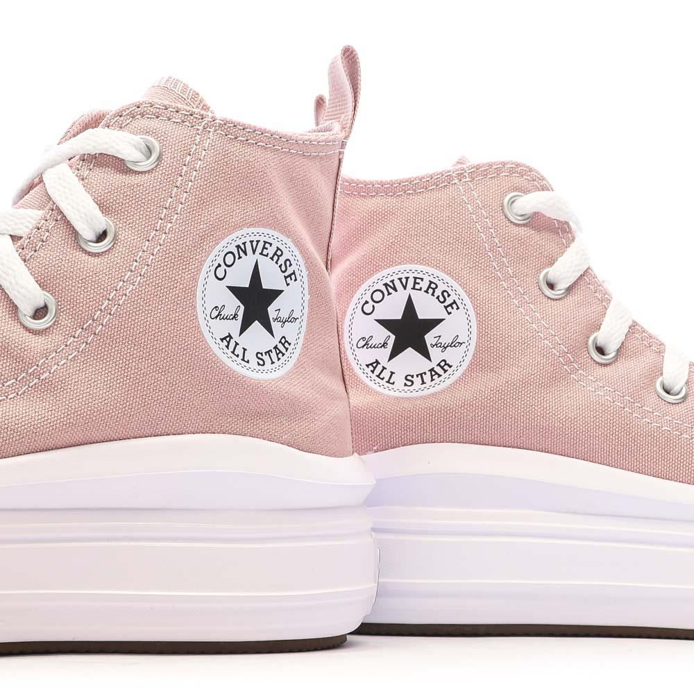 Baskets Rose Fille Converse All Star Move Platform vue 7