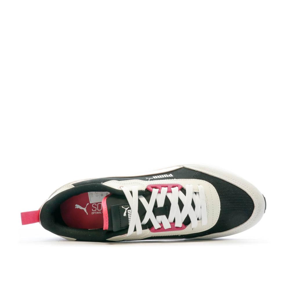 Baskets Grises/Rouges Homme Puma R22 vue 4