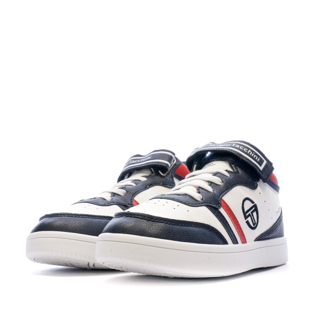Baskets Montantes Blanche/Marine Garçon Sergio Tacchini Coby Mid vue 6