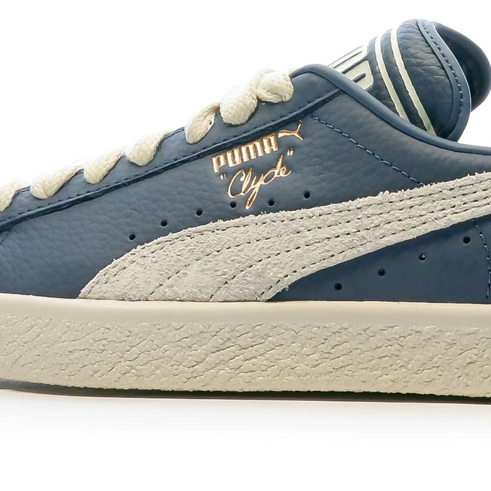 Baskets Bleu/Blanc Homme Puma Clyde Q3 Rhuigi vue 7