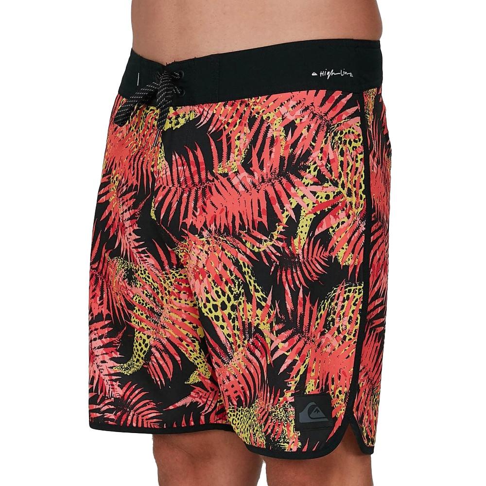 Short de bain Noir/Rose Homme Quiksilver Mosc pas cher