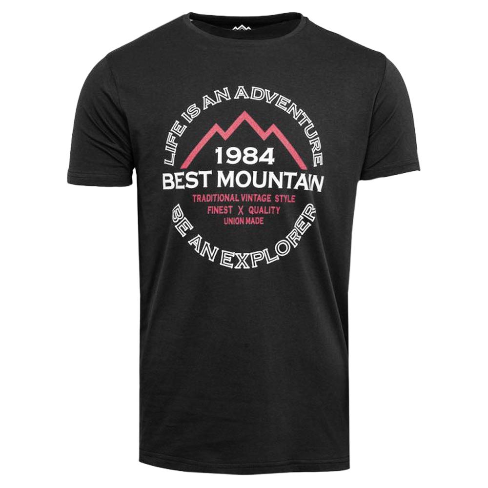 T-shirt Noir Homme Best Mountain 2005 pas cher