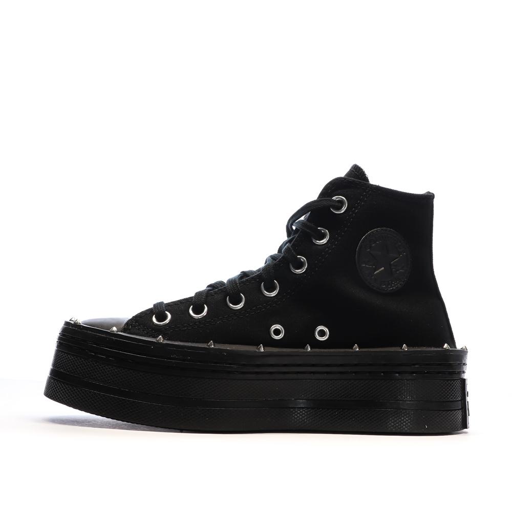 Baskets Noires Femme Converse All Star Modern Lift pas cher