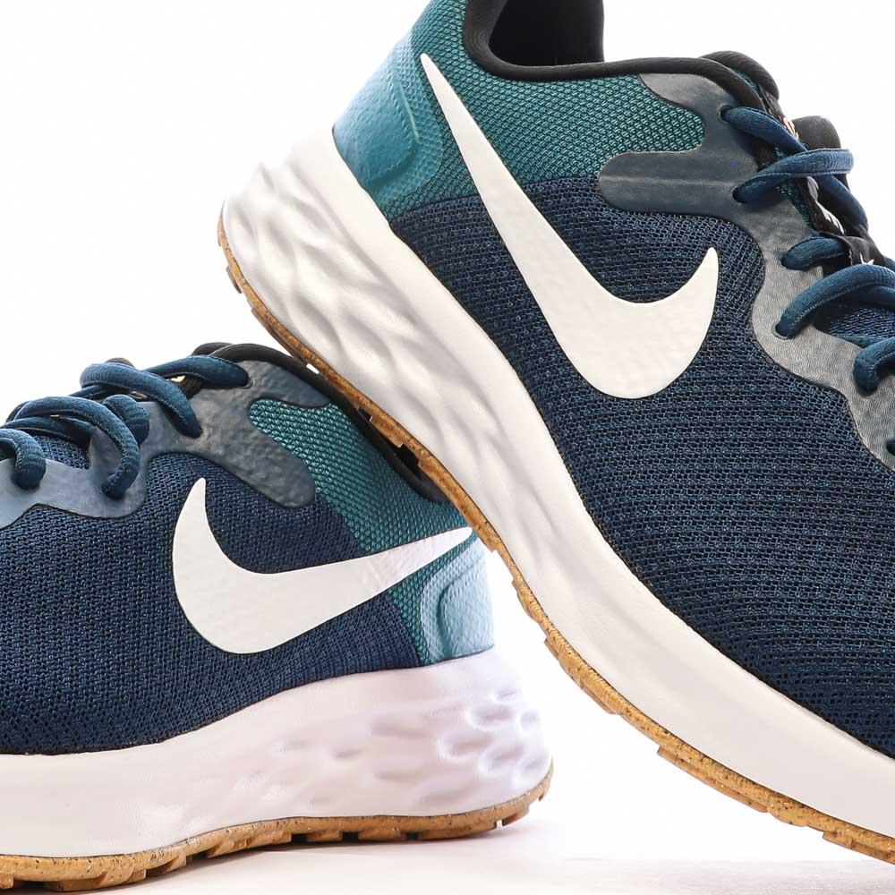 Chaussures de Running Bleues Homme Nike Revolution 6 NN vue 7
