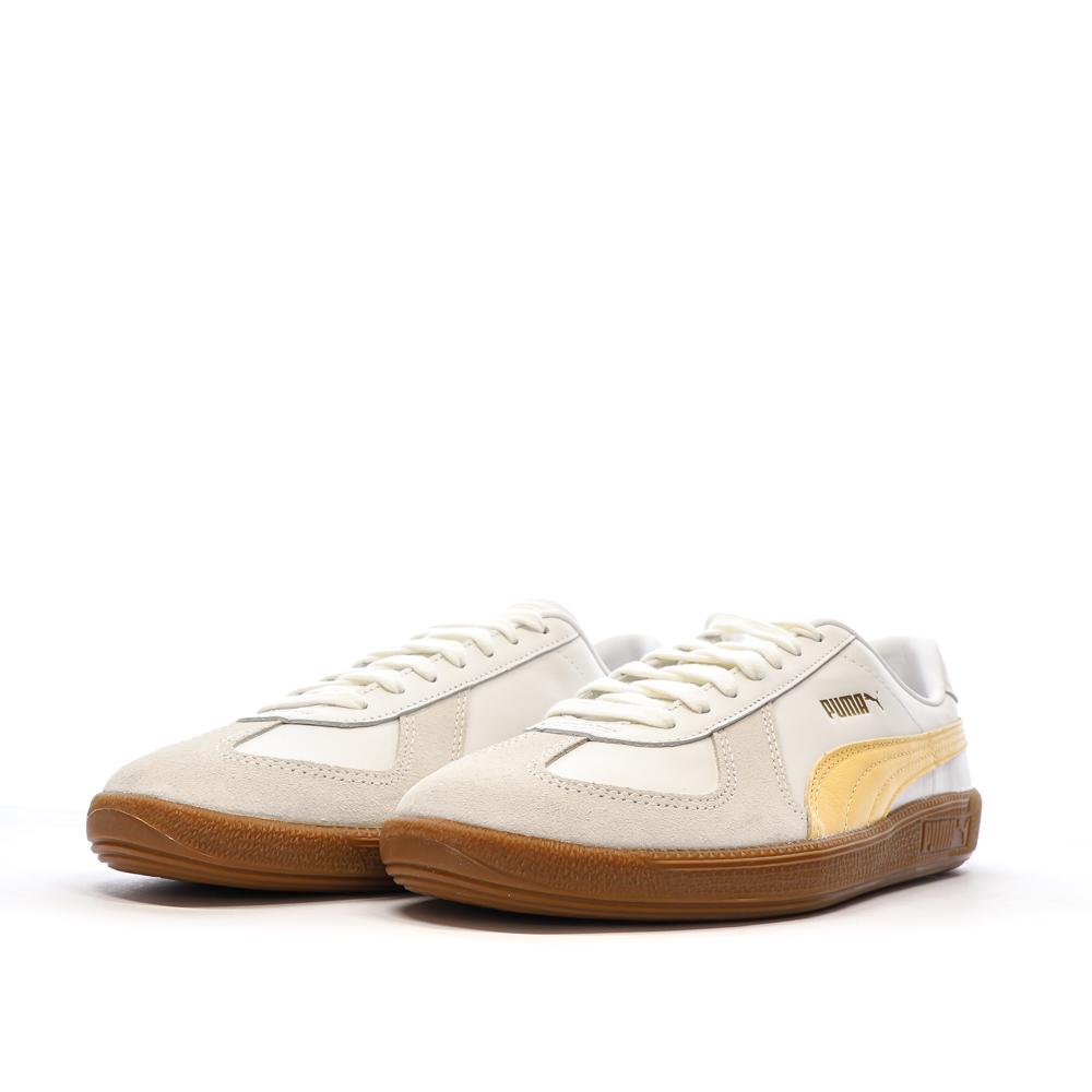 Baskets Blanches/Jaunes Homme Puma Army Trainer vue 6