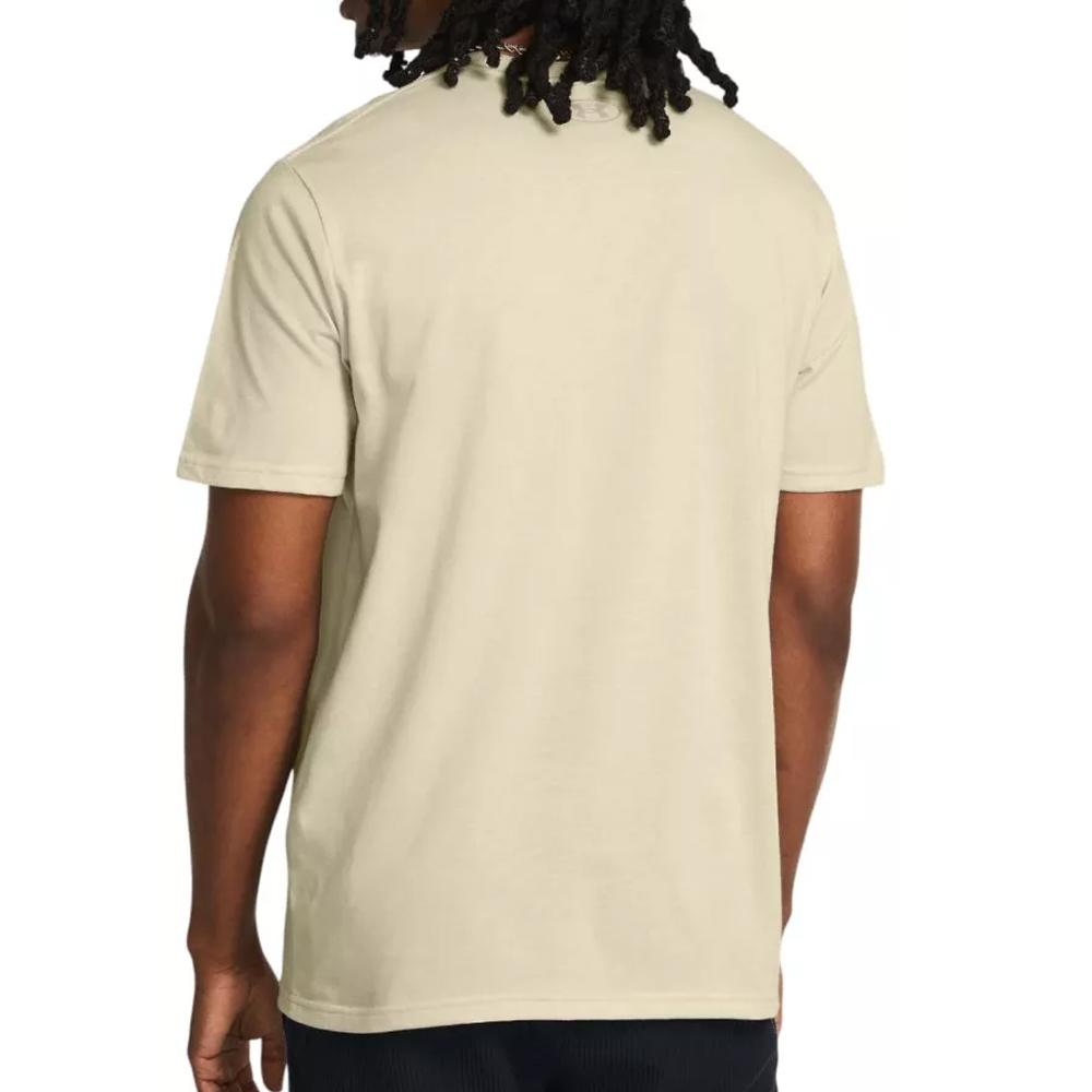 T-shirt Beige Homme Under Armour Camo Boxed vue 2