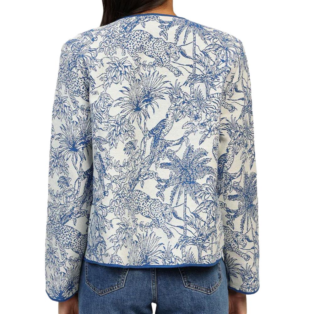 Blaue Jacke Frau An'ge Iris Ansicht 2