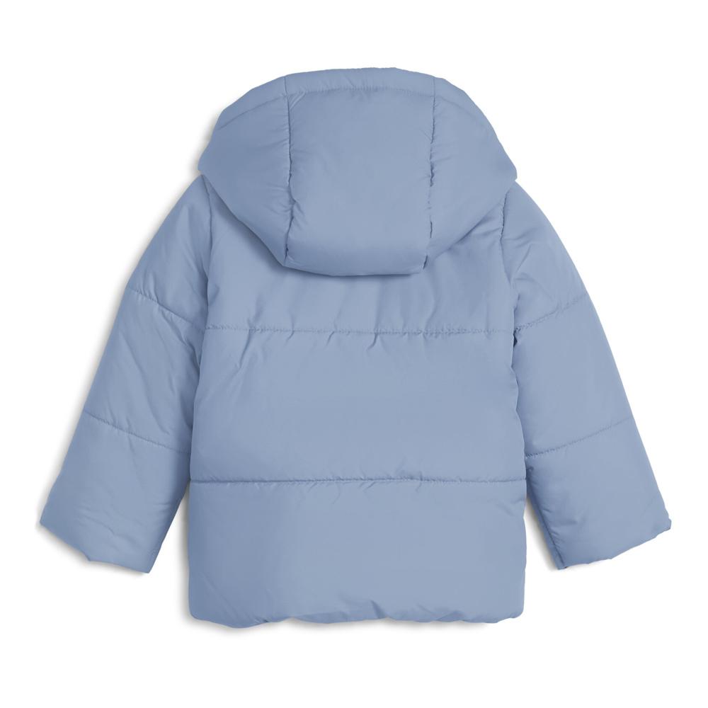 Chaqueta acolchada azul para niña Puma Minicats con capucha ver 2