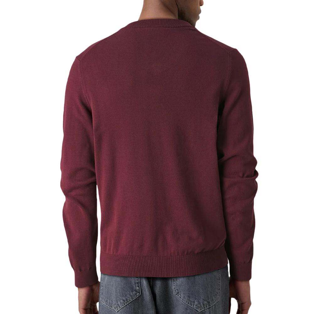 Pull Bordeaux Homme Lacoste Sequoia vue 2