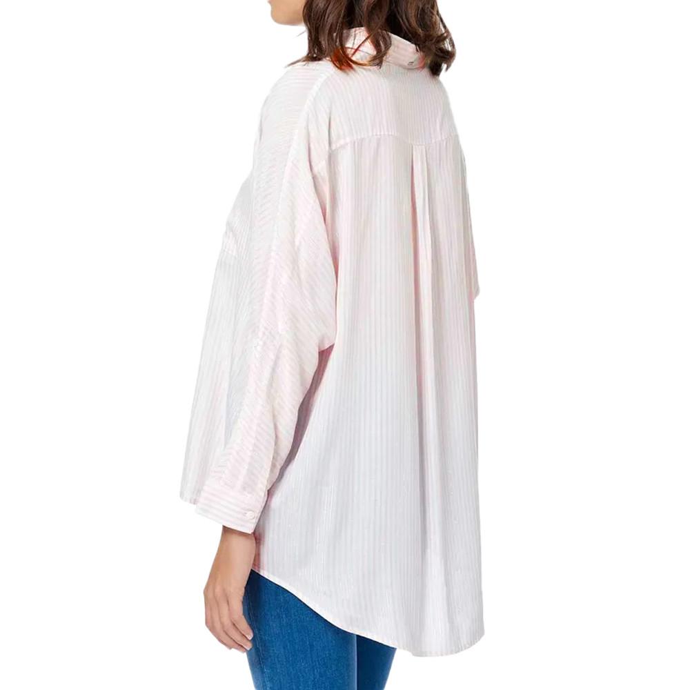 Chemise Blanches à Rayures Femme Kaporal Gochae vue 2