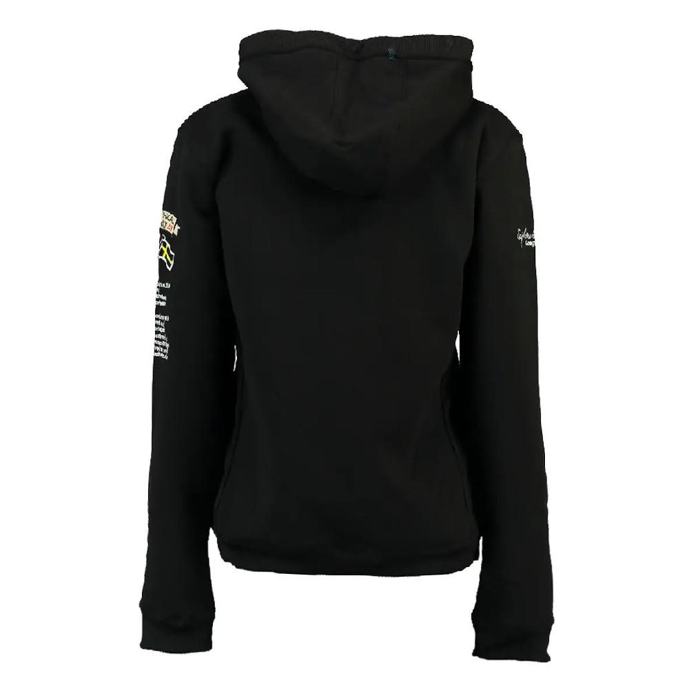 Sweat à capuche Noir Femme Geographical Norway Gymclass vue 2