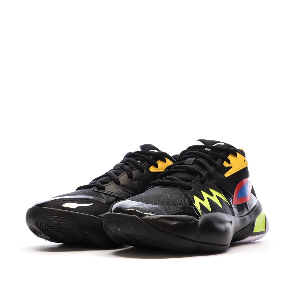 Chaussures de Basketball Noir Junior Puma Genetics vue 6