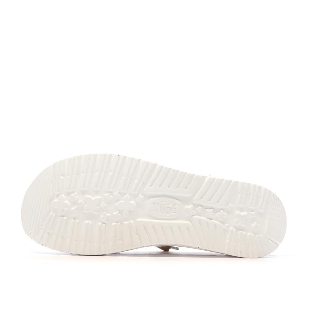 Chaussures Beige Chiné Femme Hey Dude Wendy Heathered Slub vue 5