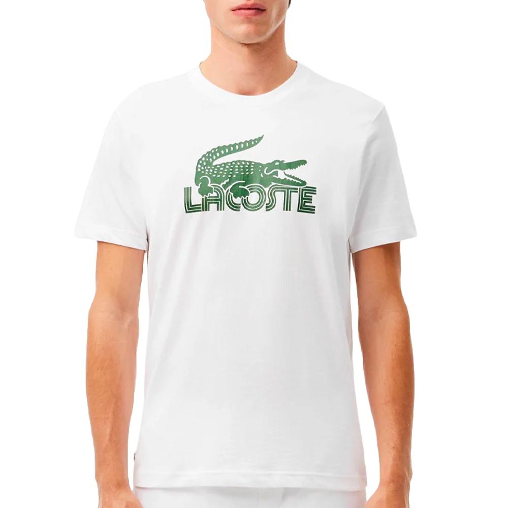 T-shirt Blanc Homme Lacoste TH2508 pas cher
