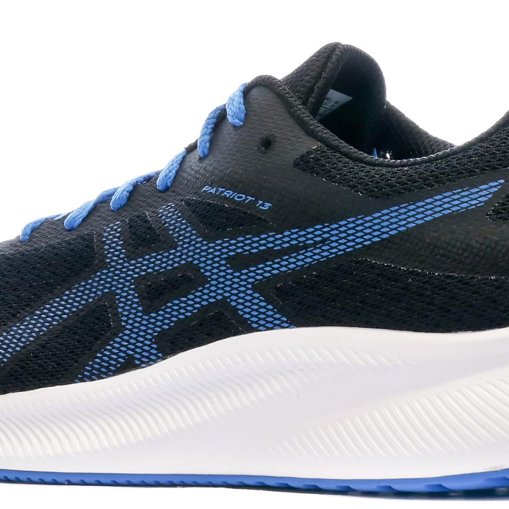 Chaussures de Running Noir/Bleu Homme Asics Patriot 13 vue 7