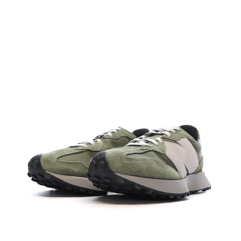 New Balance 327 Baskets Kakis Homme vue 6