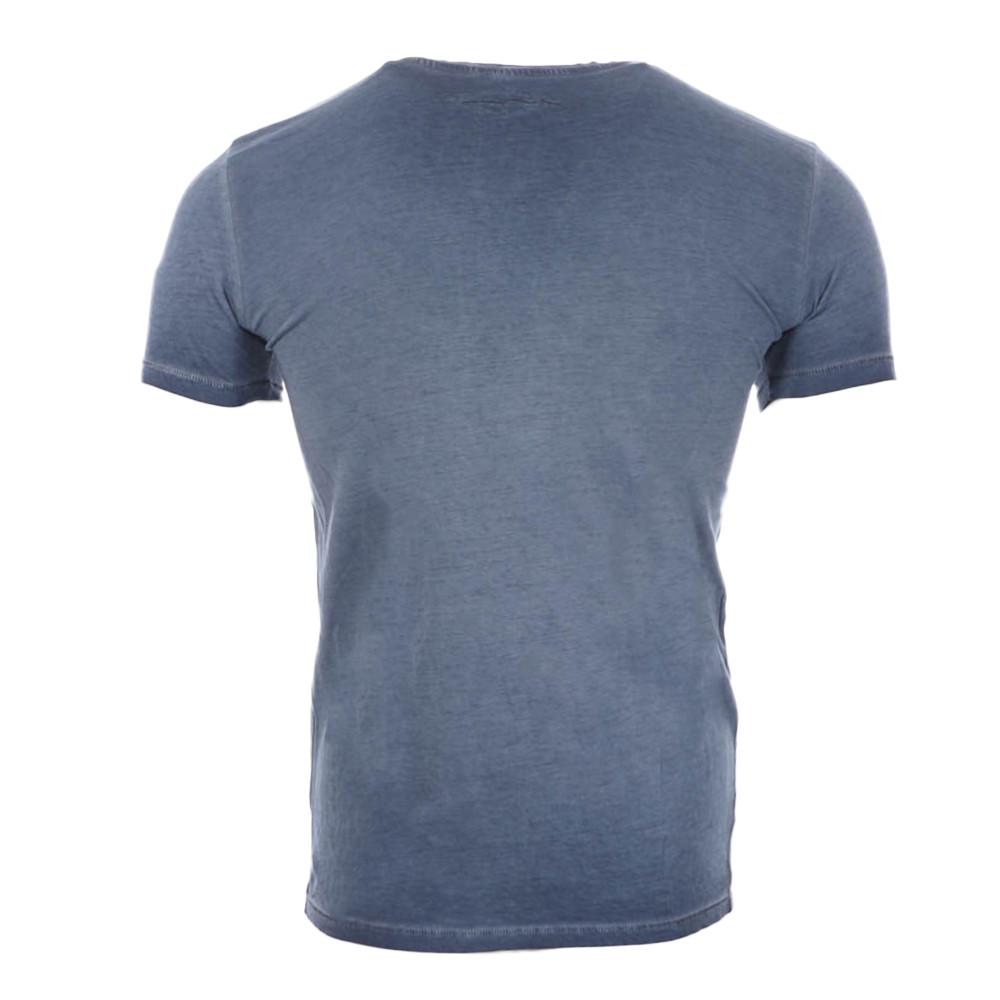 T-shirt Bleu Homme Teddy Smith Transfer vue 2